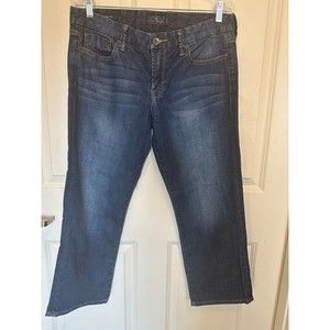Lucky Brand Jeans Womens 10/30 Sweet Jean Crop Low Rise Dark Wash Stretch Denim